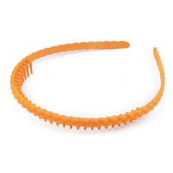 Bentita din plastic cu pieptene - Portocaliu (1 Bucată)