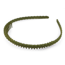 Bentita din plastic cu pieptene - Verde (1 Bucată)