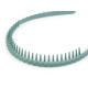 Bentita din plastic cu pieptene - Verde salvie inchis (1 Bucată) Bentita din plastic cu pieptene - Verde salvie inchis (1 Bucată)