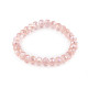 Bracelet made of glass beads with ab effect - Crystal (1 Piece) Bracelet made of glass beads with ab effect - Crystal (1 Piece)