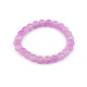 Armband aus glasperlen elastisch - Lila orchidee (1 Stück) Armband aus glasperlen elastisch - Lila orchidee (1 Stück)