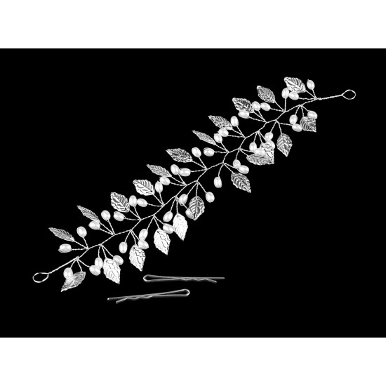 Adorno de perlas/diadema - Blanco (1 Pieza) Adorno de perlas/diadema - Blanco (1 Pieza)