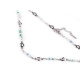 Collar de acero inoxidable con cuentas de vidrio - Multicolor (1 Pieza) Collar de acero inoxidable con cuentas de vidrio - Multicolor (1 Pieza)