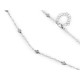 Collier en acier inoxydable avec perles de verre et perles - Multicolore (4 Pièces) Collier en acier inoxydable avec perles de verre et perles - Multicolore (4 Pièces)