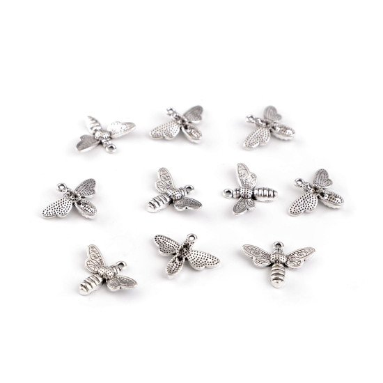 Zawieszka / suwak do zamka pszczoła 19x15 mm - Różowozłota (10 Sztuki) Zawieszka / suwak do zamka pszczoła 19x15 mm - Różowozłota (10 Sztuki)