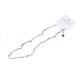 Collar de acero inoxidable con cuentas cortadas - Blanco (1 Pieza) Collar de acero inoxidable con cuentas cortadas - Blanco (1 Pieza)