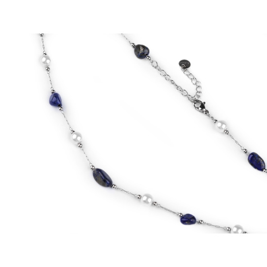 Collier en acier inoxydable - Bleu (1 Pièce) Collier en acier inoxydable - Bleu (1 Pièce)