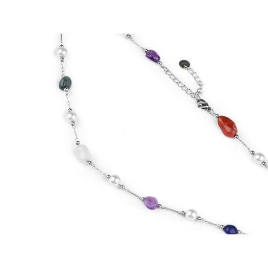 Collier en acier inoxydable - Bleu (1 Pièce) Collier en acier inoxydable - Bleu (1 Pièce)