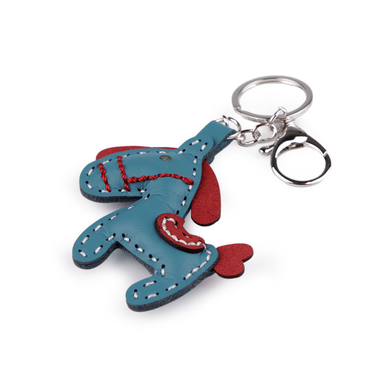 Backpack pendant / keychain - wolf, horse - Beige (1 Piece) Backpack pendant / keychain - wolf, horse - Beige (1 Piece)