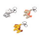 Backpack pendant / keychain - wolf, horse - Beige (1 Piece) Backpack pendant / keychain - wolf, horse - Beige (1 Piece)