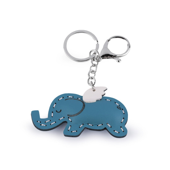 Backpack pendant / keychain - unicorn, elephant - Pink (1 Piece) Backpack pendant / keychain - unicorn, elephant - Pink (1 Piece)
