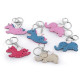 Backpack pendant / keychain - unicorn, elephant - Pink (1 Piece) Backpack pendant / keychain - unicorn, elephant - Pink (1 Piece)