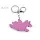 Backpack pendant / keychain - unicorn, elephant - Pink (1 Piece) Backpack pendant / keychain - unicorn, elephant - Pink (1 Piece)