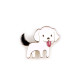 Brooch - cat, dog, doe - White (3 Pieces) Brooch - cat, dog, doe - White (3 Pieces)