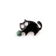 Brooch - cat, dog, doe - White (3 Pieces) Brooch - cat, dog, doe - White (3 Pieces)
