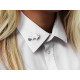 Brooch - cat, dog, doe - White (3 Pieces) Brooch - cat, dog, doe - White (3 Pieces)