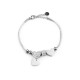 Armband aus edelstahl - Silber (1 Stück)