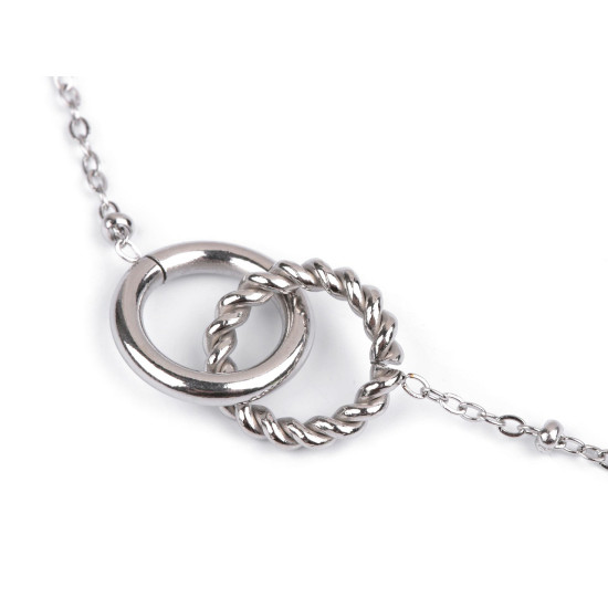 Collier en acier inoxydable - Argent (4 Pièces) Collier en acier inoxydable - Argent (4 Pièces)