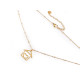 Collar de acero inoxidable con colgante - Plata (1 Pieza) Collar de acero inoxidable con colgante - Plata (1 Pieza)