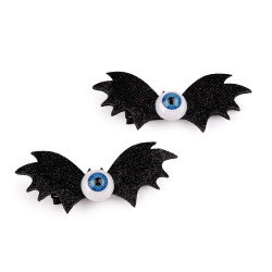 Party hair clips halloween - Black (1 Card)