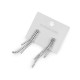 Cercei cu strasuri din otel inoxidabil - Cristal (1 Pereche) Cercei cu strasuri din otel inoxidabil - Cristal (1 Pereche)