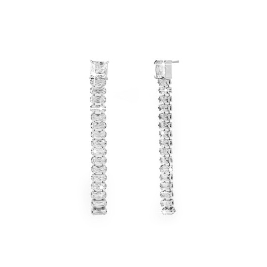 Kolczyki ze stali nierdzewnej z szlifowanymi kamyczkami - Crystal (2 Pary) Kolczyki ze stali nierdzewnej z szlifowanymi kamyczkami - Crystal (2 Pary)