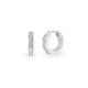 Wtainless steel earrings with rhinestones - Crystal (2 Pairs) Wtainless steel earrings with rhinestones - Crystal (2 Pairs)