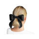 Hair bow / french clip - Black (1 Piece) Hair bow / french clip - Black (1 Piece)