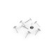 Stainless steel diy stud earrings posts ø4; 6; 8 mm - Platinum (8 Pieces) Stainless steel diy stud earrings posts ø4; 6; 8 mm - Platinum (8 Pieces)
