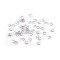 Anneau de connexion fendu en acier inoxydable ø 6 ; 7 mm - Platine (150 Pièces)