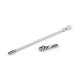 Lobster clasp carabiner with extension chain and stainless steel ends - Platinum (1 Piece) Lobster clasp carabiner with extension chain and stainless steel ends - Platinum (1 Piece)
