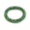 Armband/gummiband aus geschliffenen perlen - Grün (1 Stück)