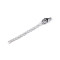 Carabină cu lanț prelungitor din oțel inoxidabil 7x12 mm - Platinum (100 Bucăți)