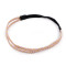Elastic hairband, double row - Powder (1 Piece)
