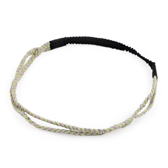 Elastic hairband, double row - Lightgrey (1 Piece) Elastic hairband, double row - Lightgrey (1 Piece)