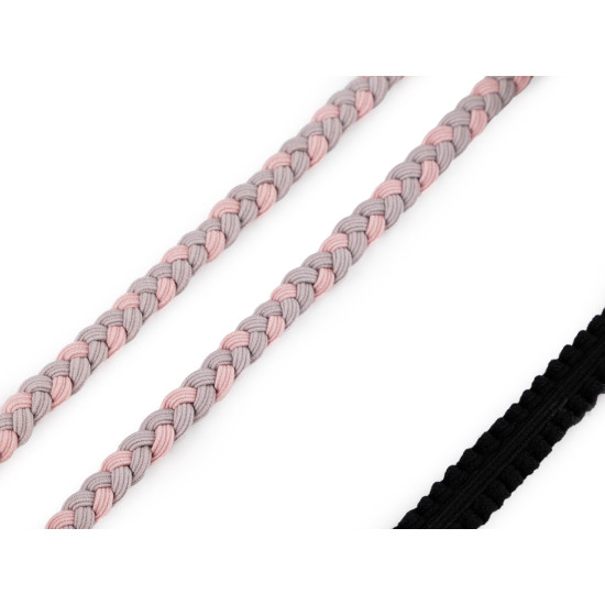 Elastic hairband, double row - Lightgrey (1 Piece) Elastic hairband, double row - Lightgrey (1 Piece)