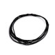 Elastic hairband, multi-row - Black (1 Piece) Elastic hairband, multi-row - Black (1 Piece)