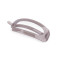 Barrette à cheveux grand format - Gris (1 Pièce)