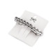 Barrette à cheveux, chaîne - Platine (3 Pièces) Barrette à cheveux, chaîne - Platine (3 Pièces)