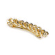 Barrette à cheveux, chaîne - Platine (3 Pièces) Barrette à cheveux, chaîne - Platine (3 Pièces)