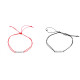 Bracelet with stainless steel pendant, máma - Red (2 Pieces) Bracelet with stainless steel pendant, máma - Red (2 Pieces)