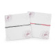 Bracelet with stainless steel pendant, máma - Red (2 Pieces) Bracelet with stainless steel pendant, máma - Red (2 Pieces)