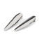 Haarklammer mit zähnchen, 55 mm - Silber (1 Karte)