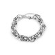 Armband aus edelstahl, robuste kette - Silber (1 Stück) Armband aus edelstahl, robuste kette - Silber (1 Stück)