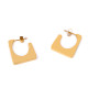 Pendientes de acero inoxidable - Oro (1 Par) Pendientes de acero inoxidable - Oro (1 Par)