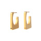 Pendientes de acero inoxidable - Oro (1 Par) Pendientes de acero inoxidable - Oro (1 Par)