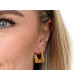 Pendientes de acero inoxidable - Oro (1 Par) Pendientes de acero inoxidable - Oro (1 Par)
