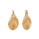 Pendientes de acero inoxidable - Oro (1 Par) Pendientes de acero inoxidable - Oro (1 Par)