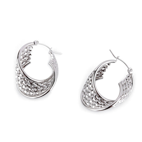 Pendientes de acero inoxidable - Oro (1 Par) Pendientes de acero inoxidable - Oro (1 Par)