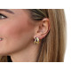 Pendientes de acero inoxidable - Oro (1 Par) Pendientes de acero inoxidable - Oro (1 Par)